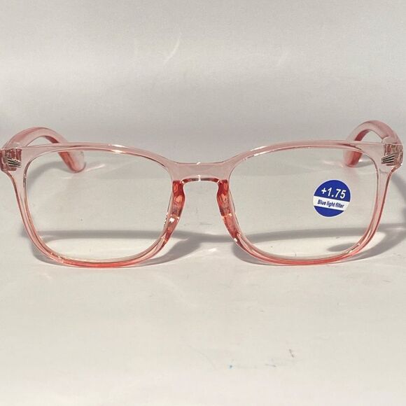 1515 Colette 1.75 Pink Reading Glasses Soft Butterfly Readers NWT - Picture 3 of 9